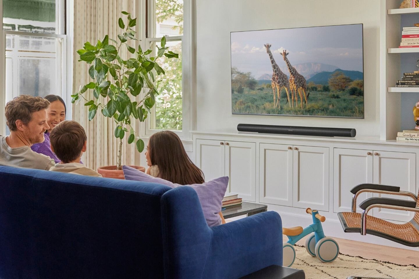 First time ever! Take movie nights to the next level with this flagship Dolby Atmos soundbar.