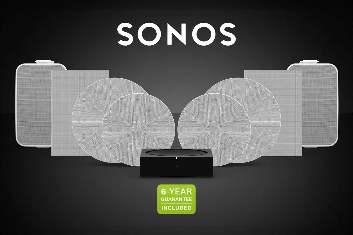 Considering Sonos for your home audio project? Our Tech Guides are Sonos experts and can help you find the perfect setup for your space.