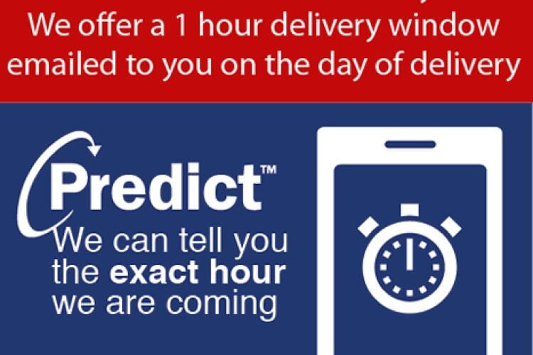 From Monday the 17th of March, Smart Home Sounds will now be able to offer a 15 min delivery window.