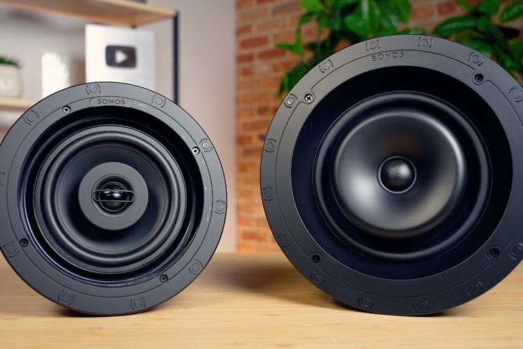 Sonos 6" vs 8" In-Ceiling Speakers: Which Should You Choose?