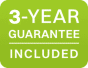 3 Year Guarantee Included