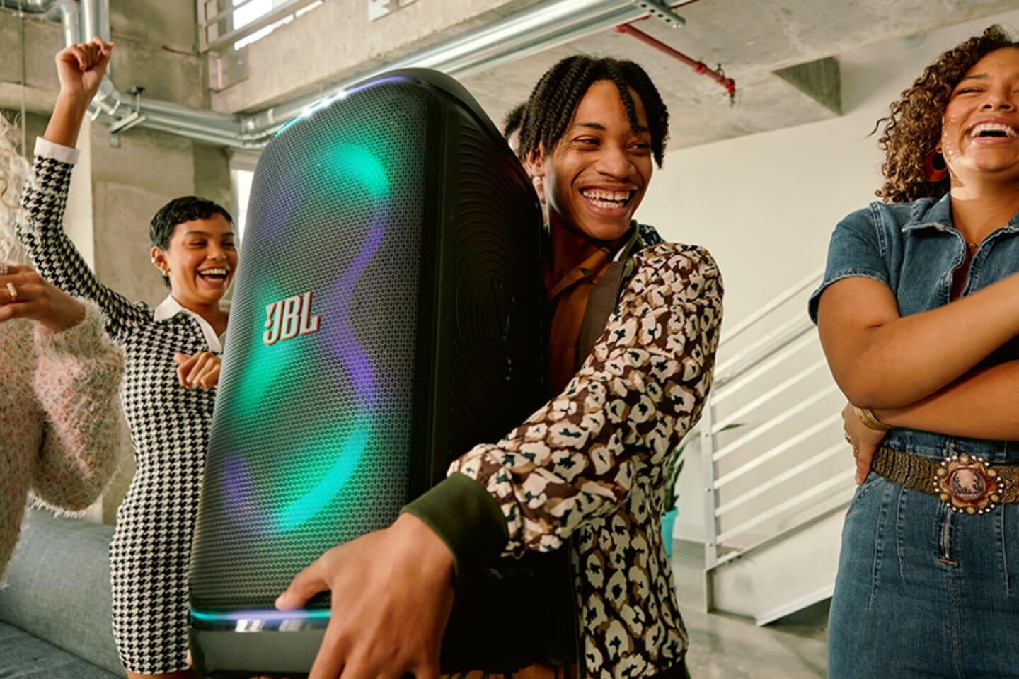 JBL PartyBox Stage 320 | Portable Party Speaker | Smart Home Sounds