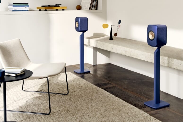 KEF S1 Floor Stand Pair for LSX II Active Speakers Smart Home Sounds