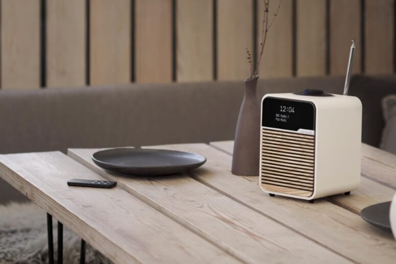 Radio Portatil Usb C Ruark R1 Mk4 DAB/DAB+/FM Bluetooth Radio, Light Cream Radio Sony Digital