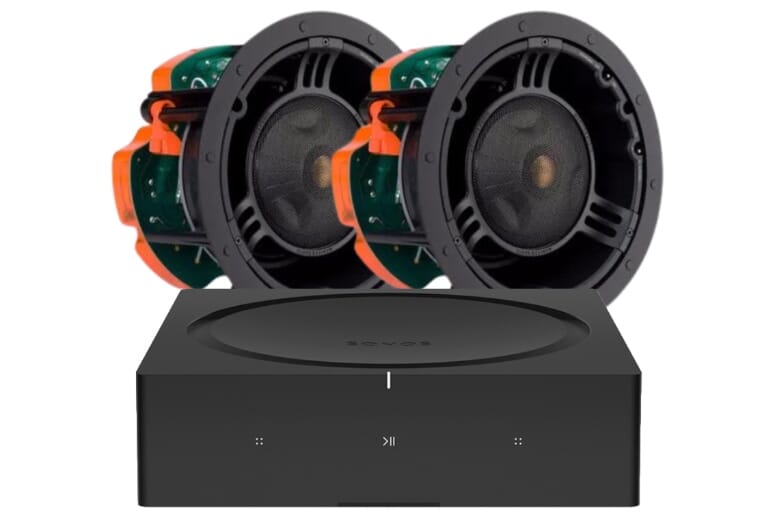 Sonos Amp and 2x Monitor Audio C265IDC Bundle Free Next Day Delivery