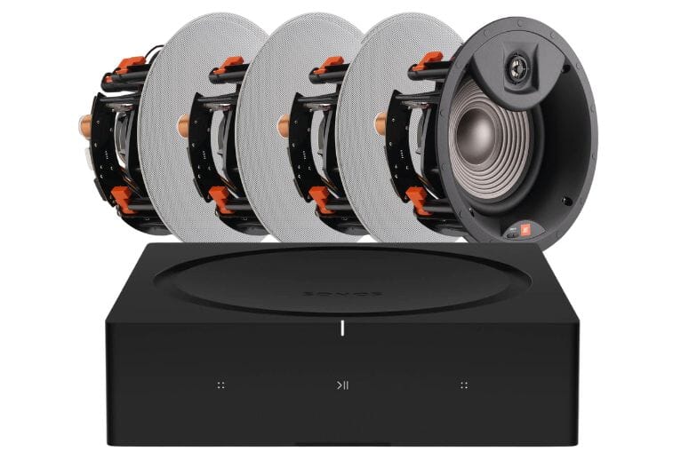 Sonos Amp + 4x JBL Studio 2 8IC In-Ceiling Speaker Bundle | Smart Home ...