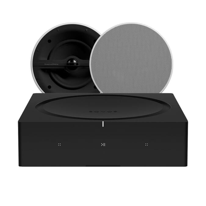 Sonos Amp 2 X Bowers Wilkins Ccm 382 In Ceiling Speakers