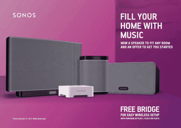 Sonos hits UK television again