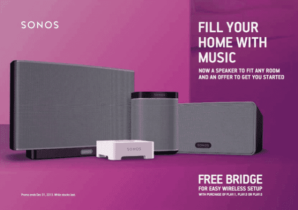 Sonos hits UK television again