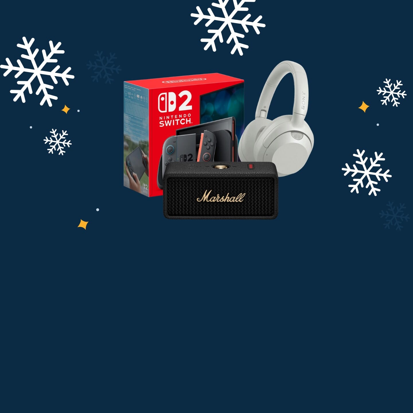 From headphones, turntables to wireless speakers, we've got you covered. 