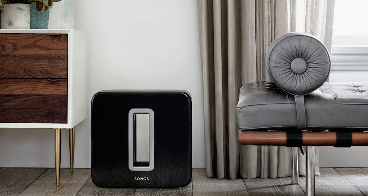 sonos subwoofer black