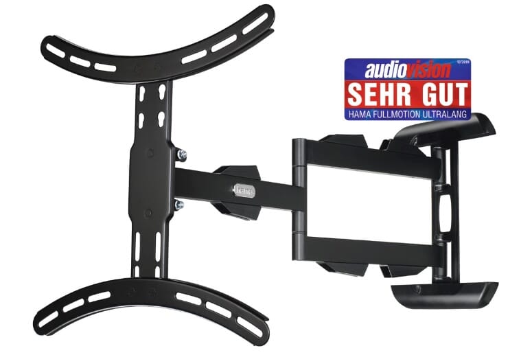 Hama FULLMOTION TV Wall Bracket, 3 Stars, 32” - 65", 2 arms, ultra-long