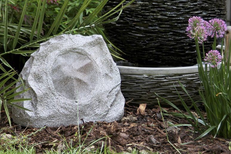 Enjoy music outdoors without this spoiling the aesthetic of your garden. 