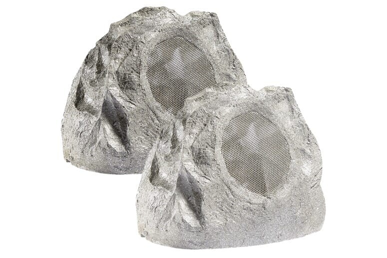 Lithe Audio All-In-One Bluetooth Outdoor Garden Rock Speaker (Pair)