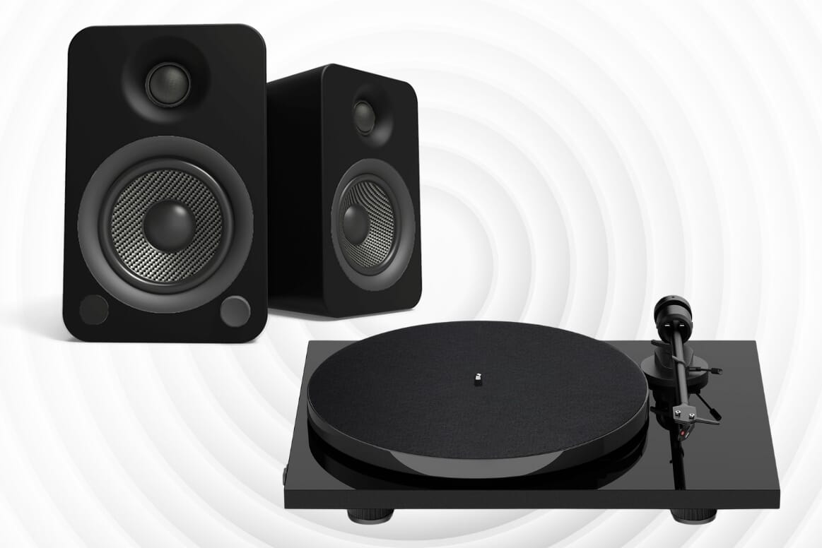 Pro-Ject E1 & Kanto YU4 Turntable Bundle