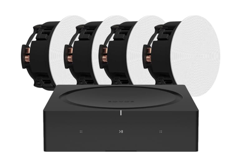 Sonos Amp and 4x Sonos In-Ceiling Speakers Bundle