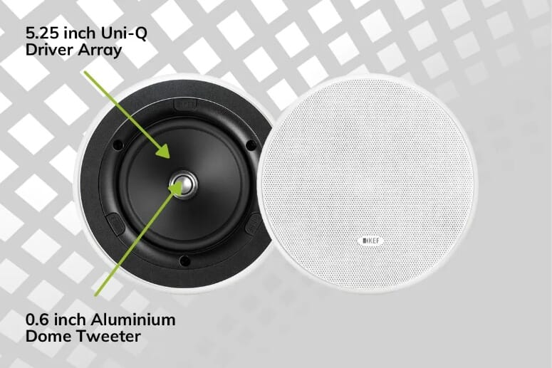 KEF Ci130ER In-Ceiling Speakers