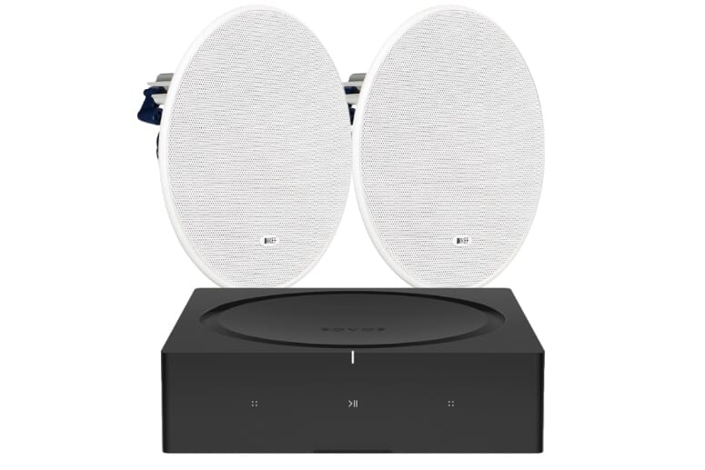 Sonos Amp and 2x KEF Ci160ER Ceiling Speaker Bundle