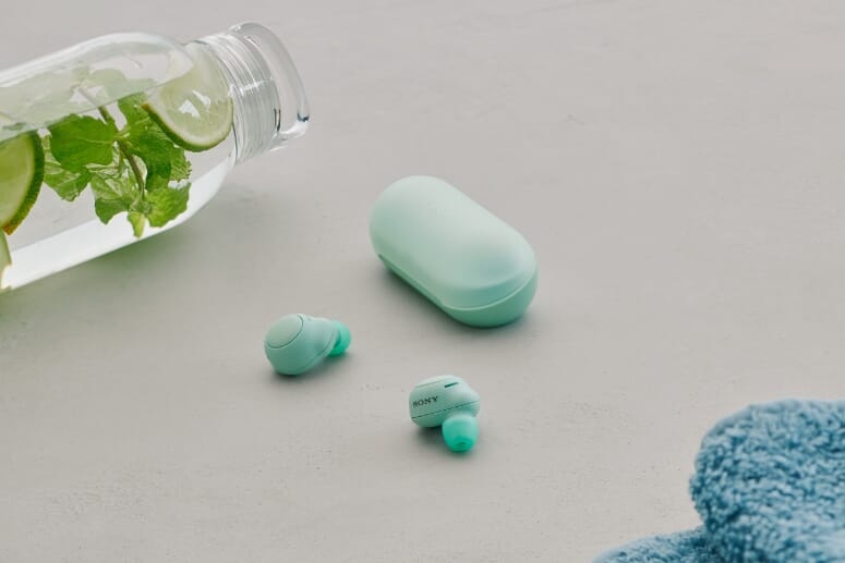 The compact 20 hour battery life longwear in-ear wireless headphones from Sony.