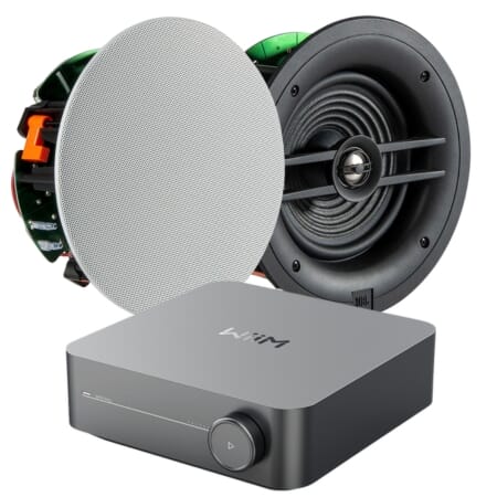 WiiM Amp + 2 x JBL Stage 260C In-Ceiling Speakers