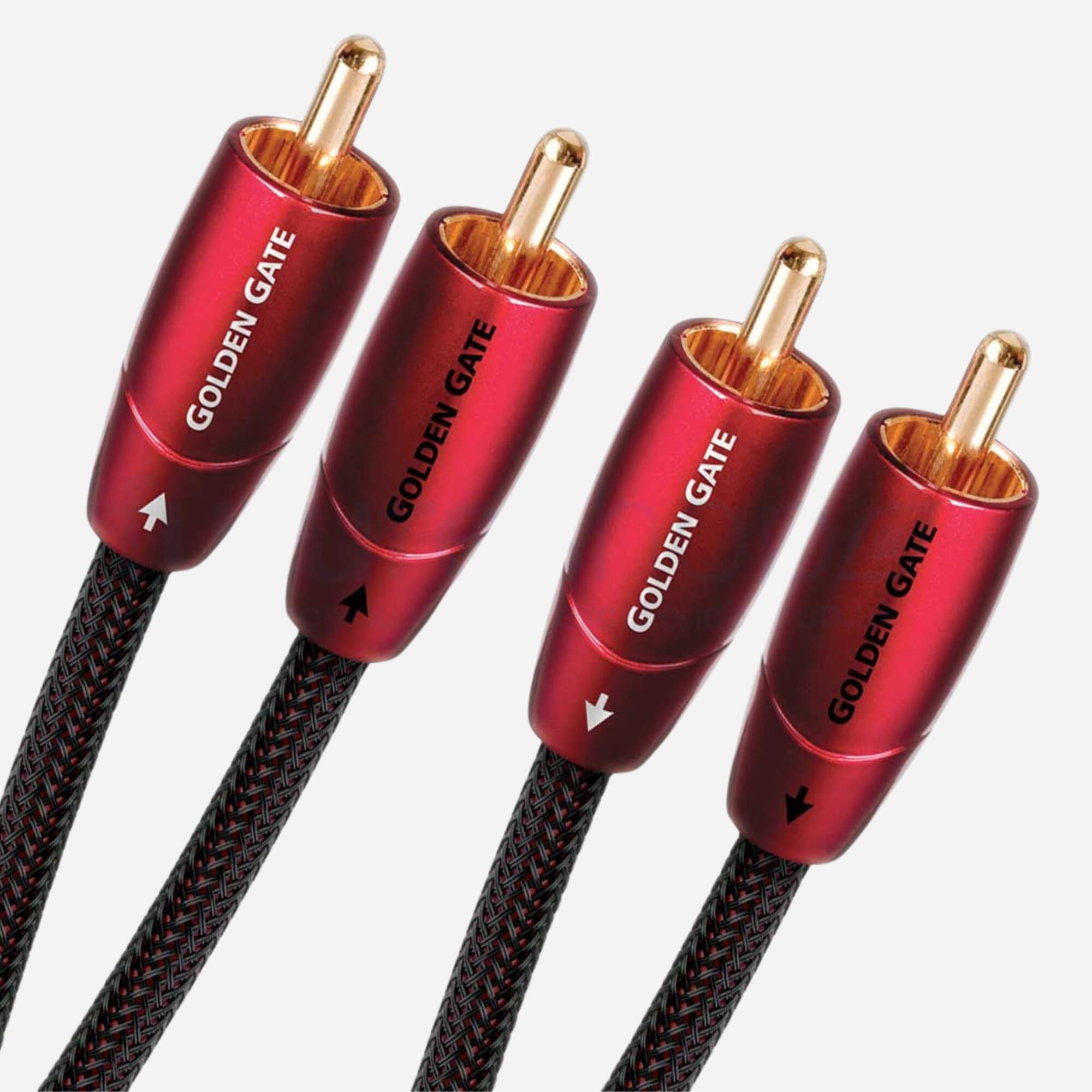 Audioquest&#x20;Golden&#x20;Gate&#x20;2&#x20;RCA&#x20;to&#x20;2&#x20;RCA&#x20;Audio&#x20;Cable&#x20;Pair