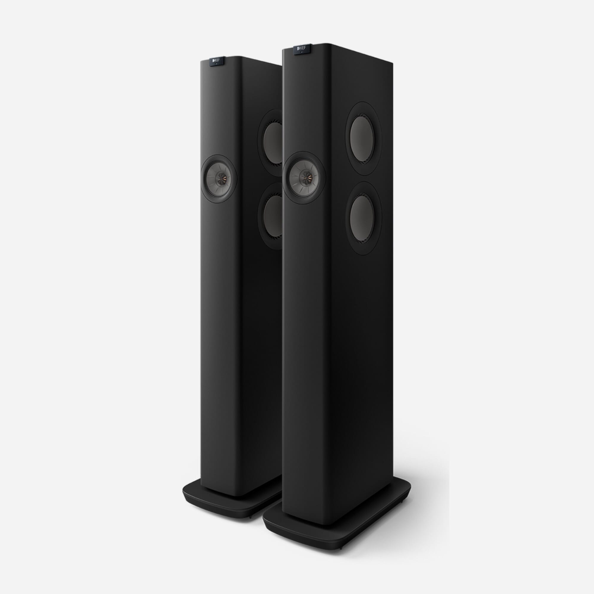 KEF LS60 Wireless Active Floorstanding Speaker (Carbon Black)
