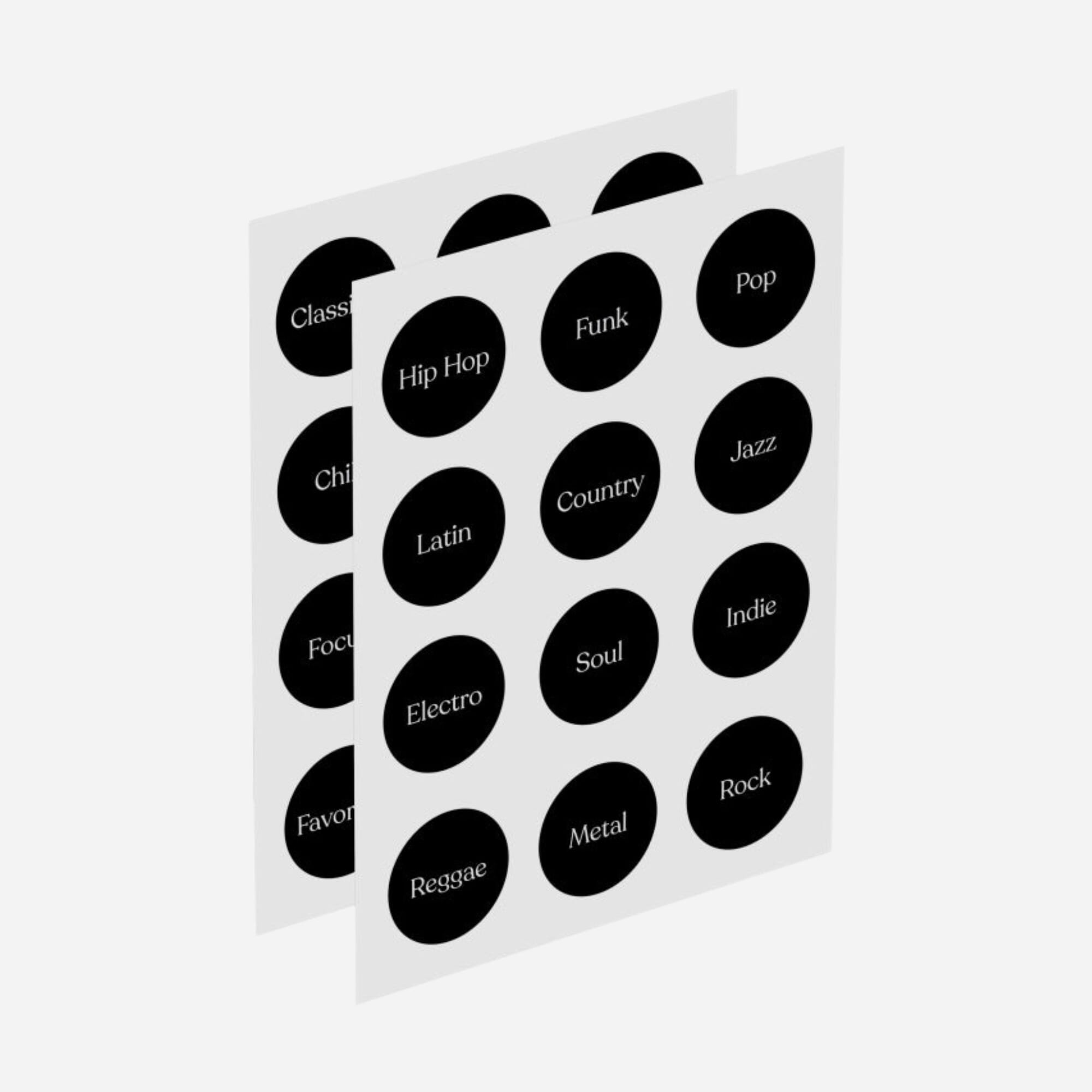 MoodBlocks Genre Sticker Set