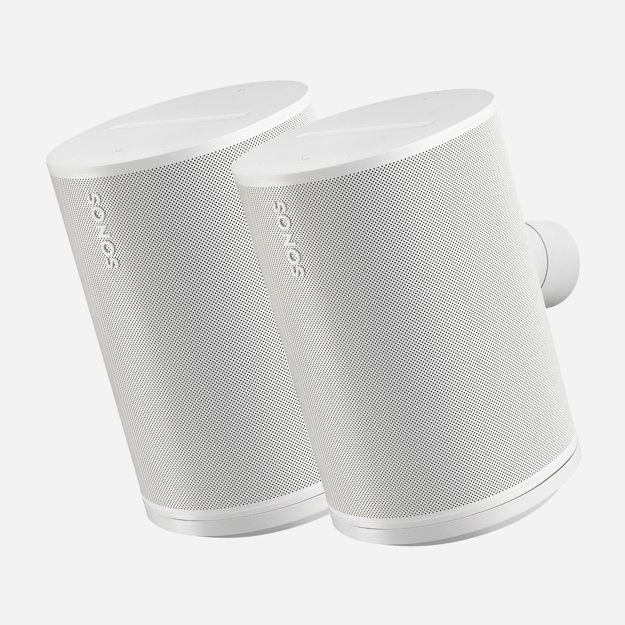Clearance - Mountson Premium Wall Mount for Sonos Era 100 Pair (White)