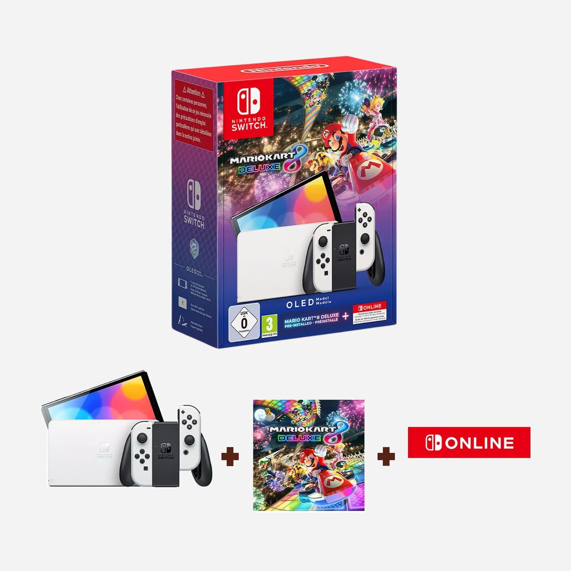 Nintendo Switch OLED & Mario Kart 8 Deluxe Bundle