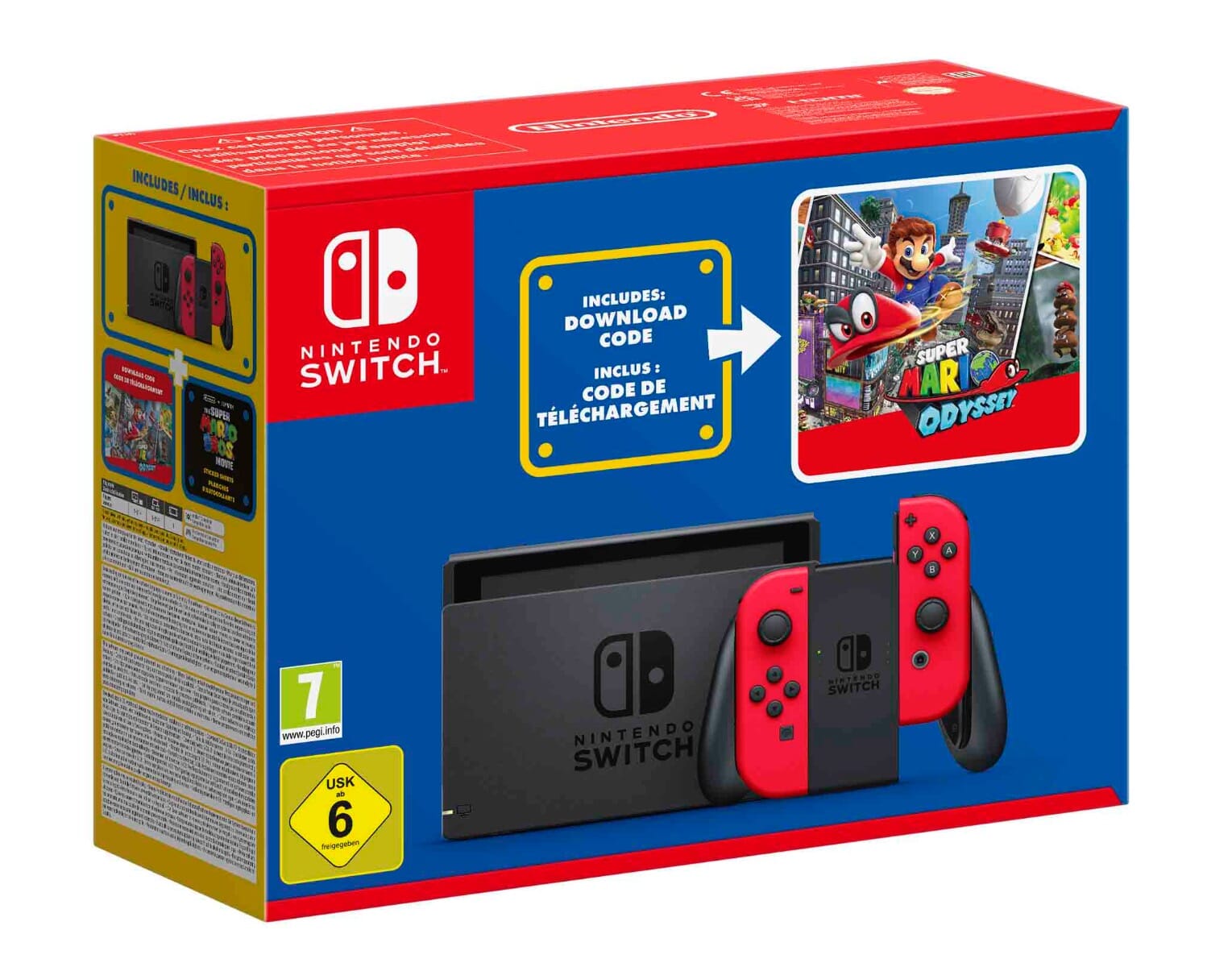 Nintendo Switch Console + Super Mario Odyssey