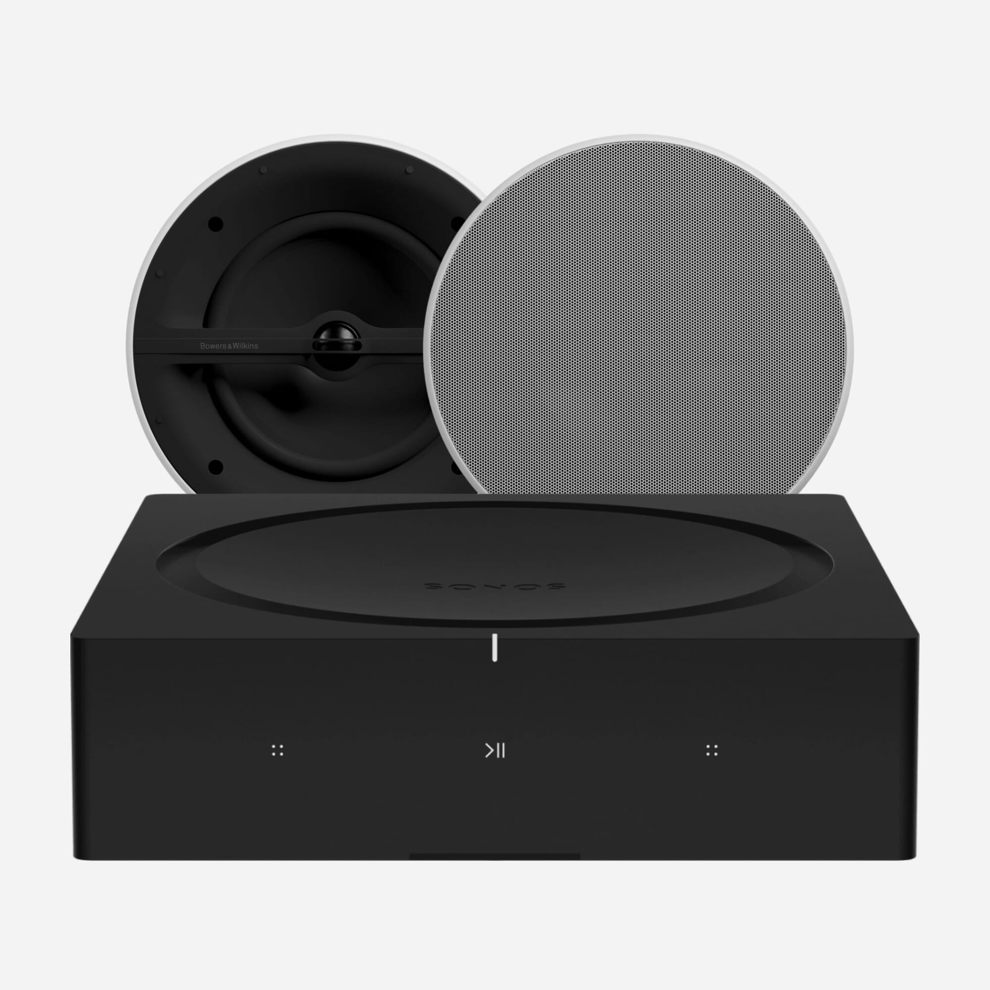 Sonos AMP + 2 x Bowers & Wilkins CCM 382 In-Ceiling speakers