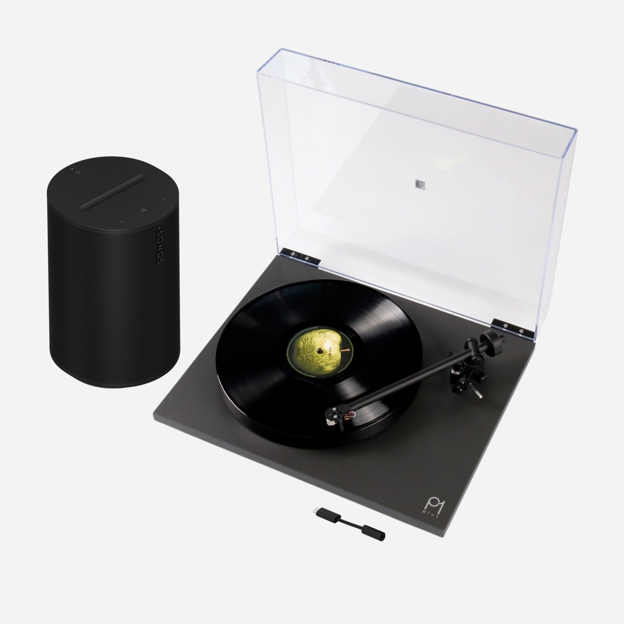 Sonos ERA 100 + Rega Planar 1 Plus + Sonos ERA Line-In Adapter Bundle