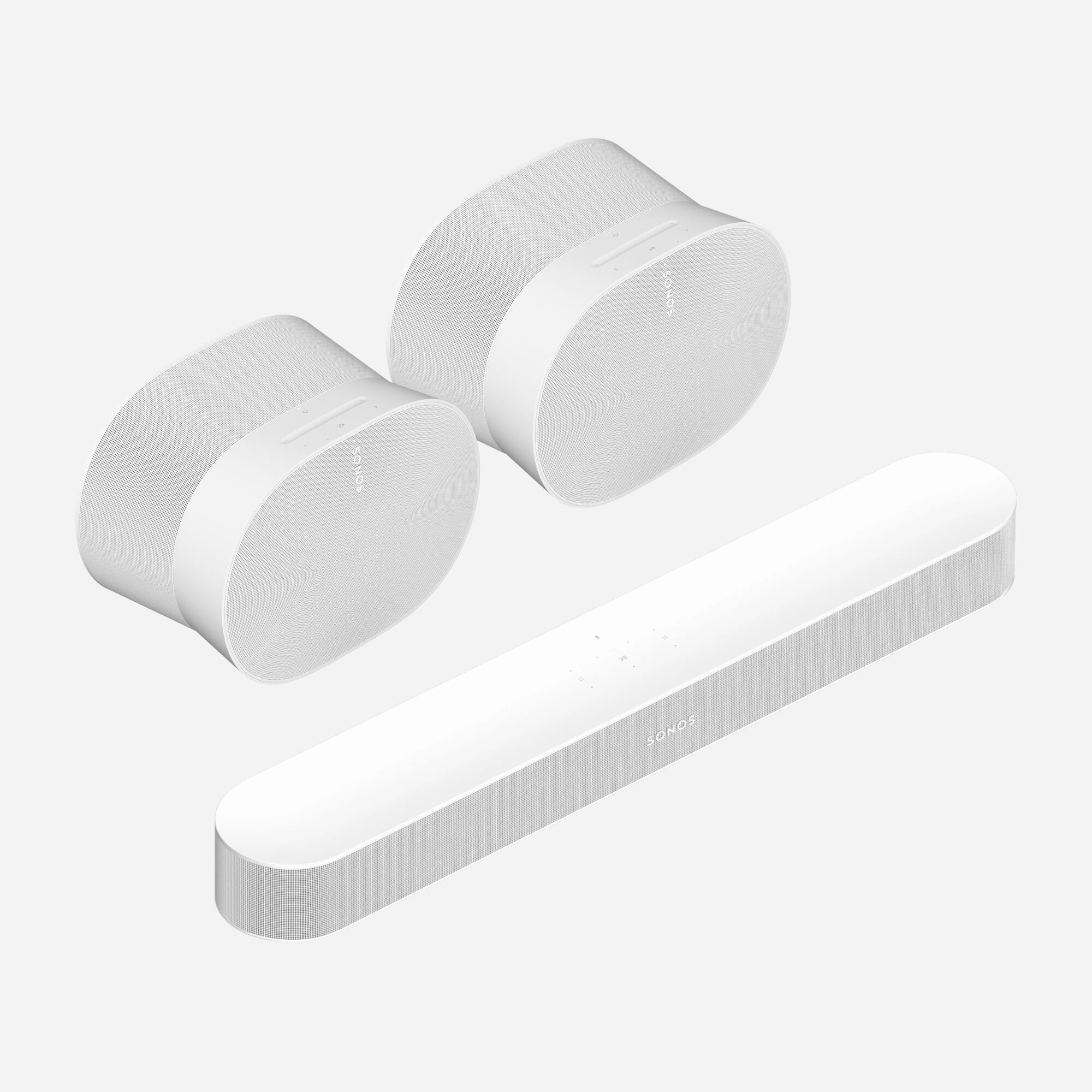 Sonos Beam + 2 x Sonos ERA 300 (White)