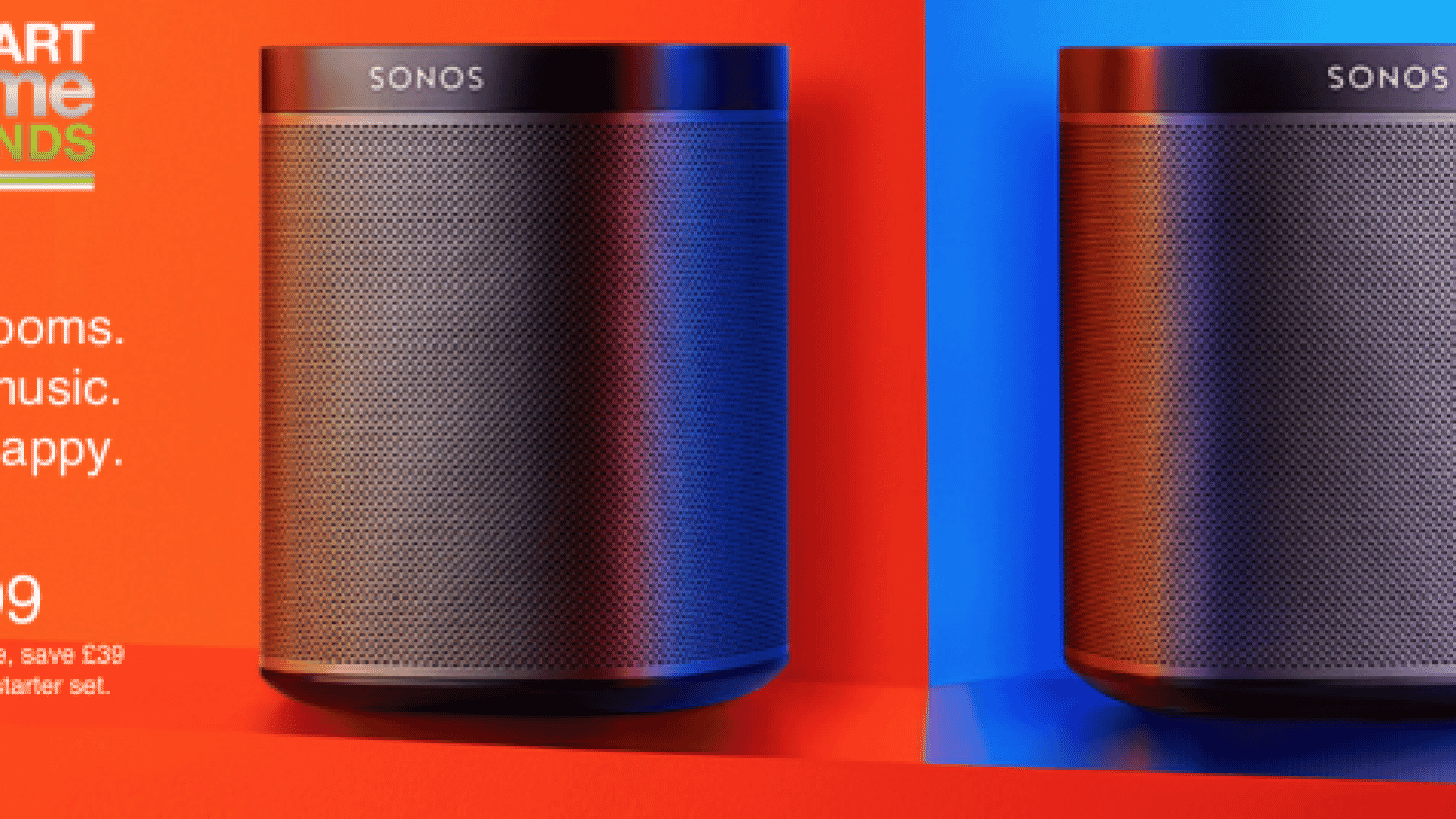 2 Rooms Of Sonos For £299