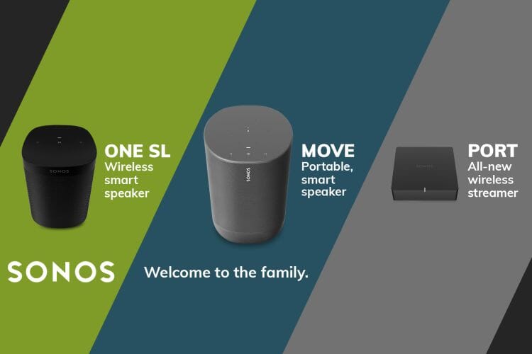 Sonos Release 3 New Products for 2019 (including a Bluetooth speaker)