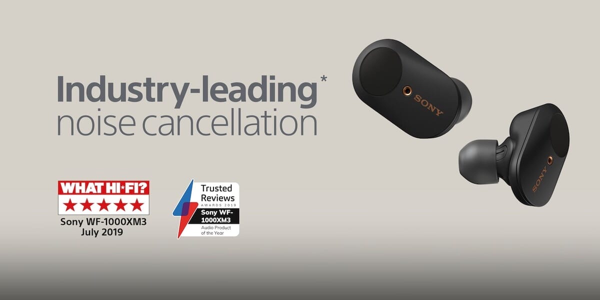 Sony WF-1000XM3 Wireless Noise Cancelling Headphones