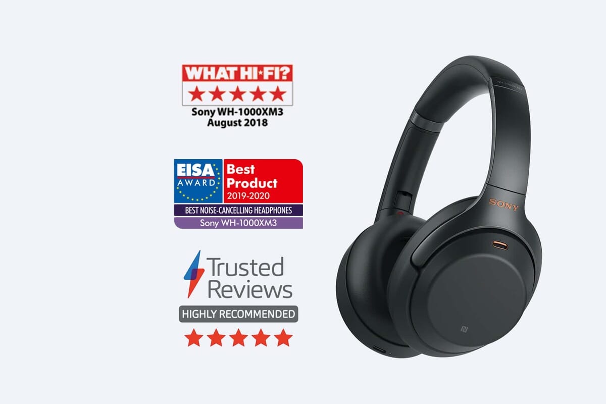 Sony WH-1000XM3 Wireless Noise Cancelling Headphones